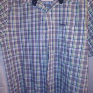 3/$30 Chaps Button Down Shirt sleeve
